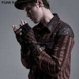 Steampunk-Strickhandschuhe