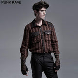 Steampunk-Strickhandschuhe
