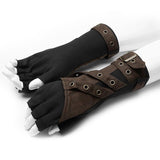 Steampunk-Strickhandschuhe