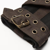 Steampunk-Strickhandschuhe