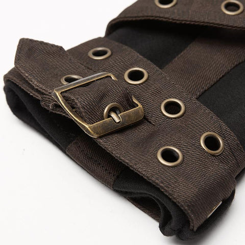Steampunk-Strickhandschuhe