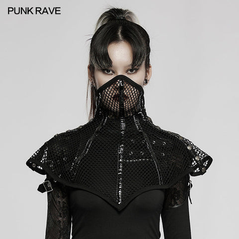 Goth Stylische Mesh-Gesichtsmaske