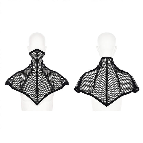 Goth Stylische Mesh-Gesichtsmaske
