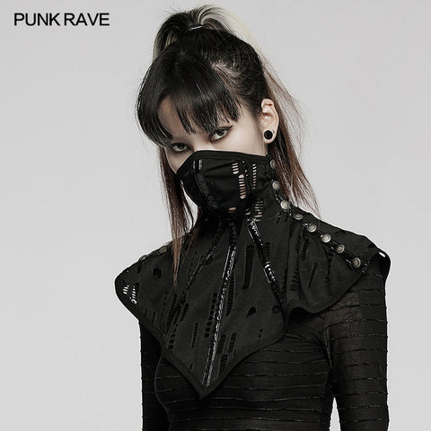 Goth Stylische Mesh-Gesichtsmaske