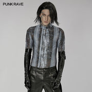 Punk-Lacklederhandschuhe