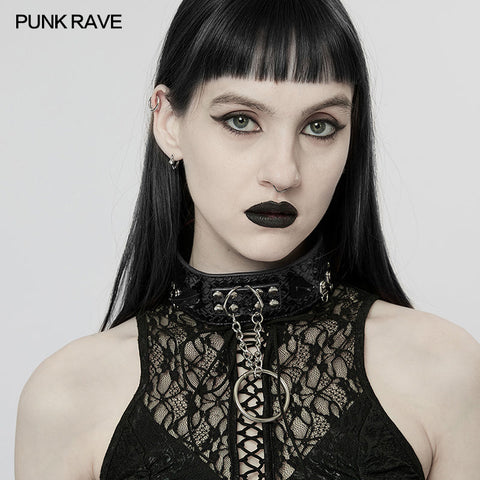 Punk-Wild-Python-Korn-Halsband