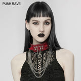 Punk-Wild-Python-Korn-Halsband
