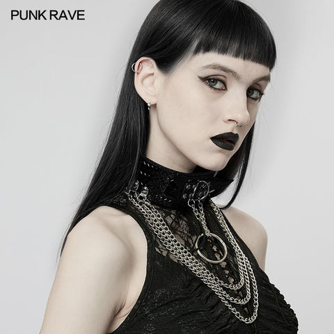 Punk-Wild-Python-Korn-Halsband