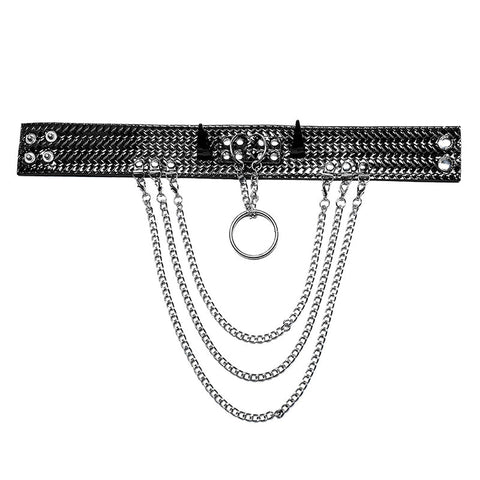 Punk-Wild-Python-Korn-Halsband