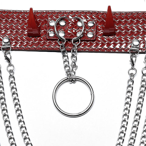 Punk-Wild-Python-Korn-Halsband
