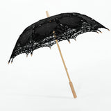 Gotischer Regenschirm aus Baumwollspitze