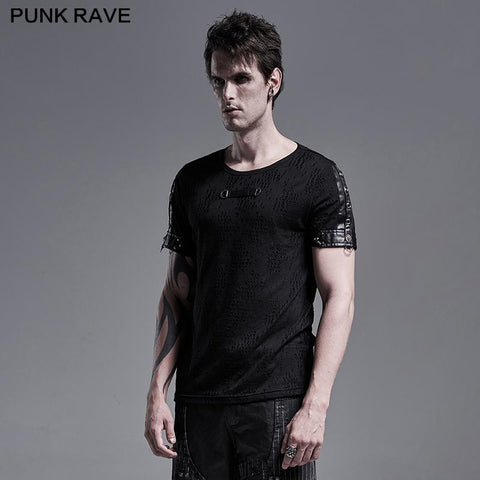 Punk Kurzarm T-Shirt