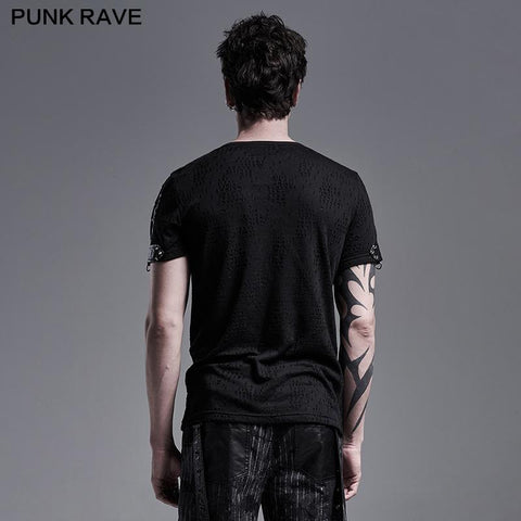 Punk Kurzarm T-Shirt