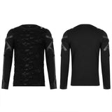 Gothic Church Building Structure Langarm-T-Shirt