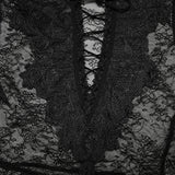 Gothic T-Shirt aus leichter Spitze