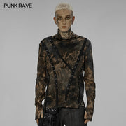 Punk-Batik-Pullover-T-Shirt