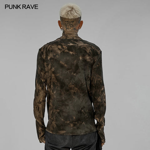 Punk-Batik-Pullover-T-Shirt
