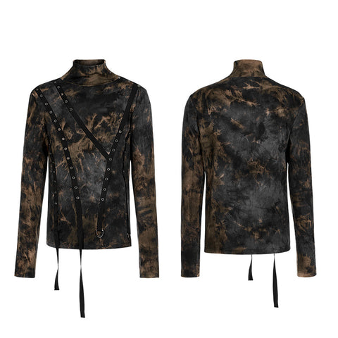 Punk-Batik-Pullover-T-Shirt