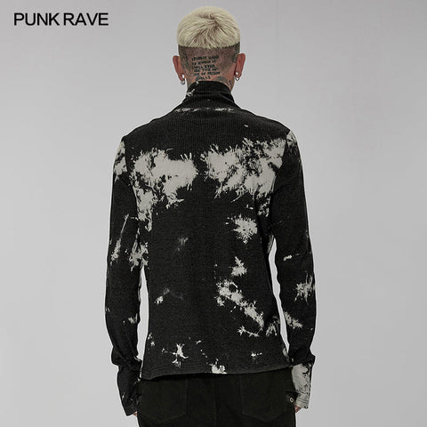 Punk-Batik-Pullover-T-Shirt