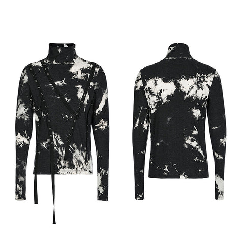 Punk-Batik-Pullover-T-Shirt