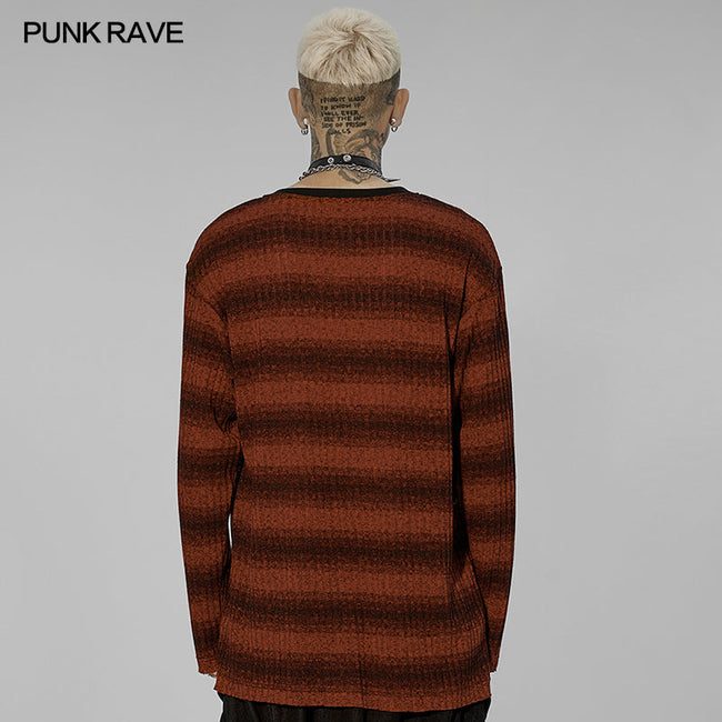 Pullover mit Punk-Tagesstreifen