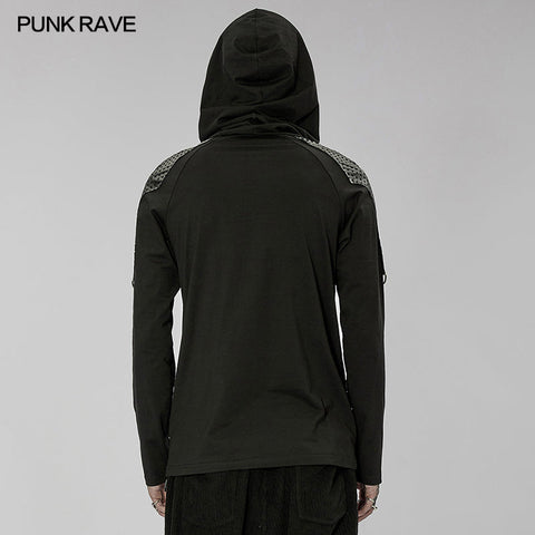 Dunkles Goth-Langarm-T-Shirt