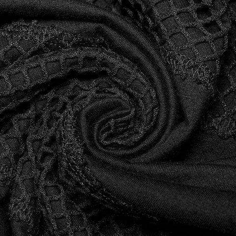 Goth einteiliges maskiertes Langarm-T-Shirt