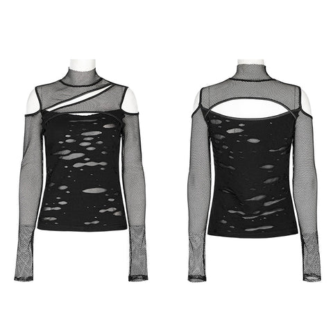 Punk tägliches Mesh-T-Shirt