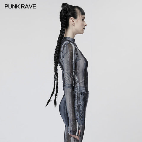 Das postapokalyptische Techwear Tight Mesh T-Shirt