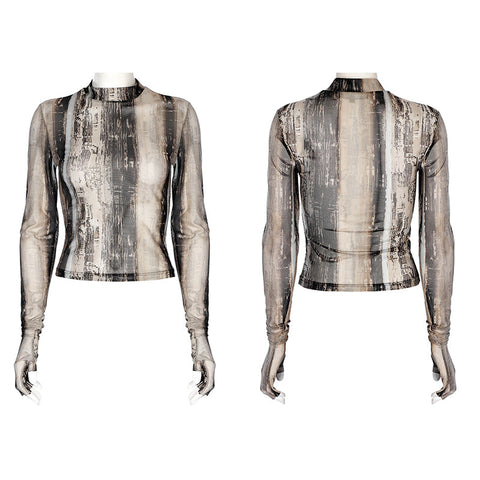 Das postapokalyptische Techwear Tight Mesh T-Shirt