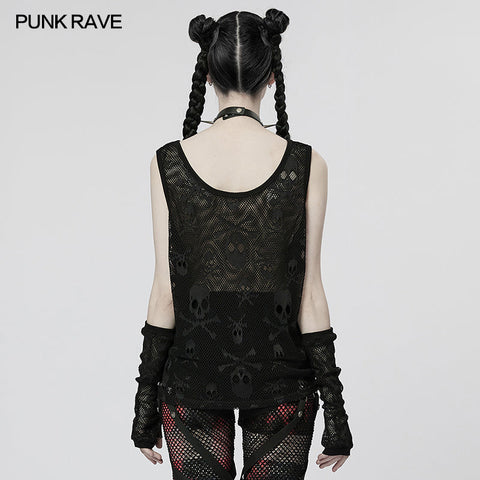 PUNK-Schädel-Tanktop