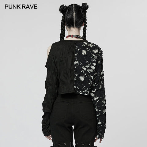 Gothic T-Shirt mit langen Ärmeln