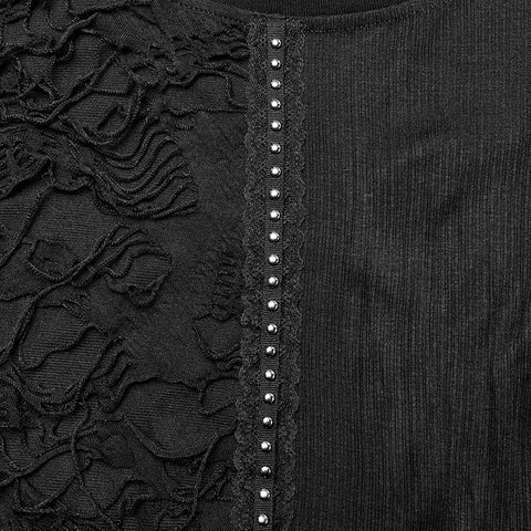 Gothic T-Shirt mit langen Ärmeln