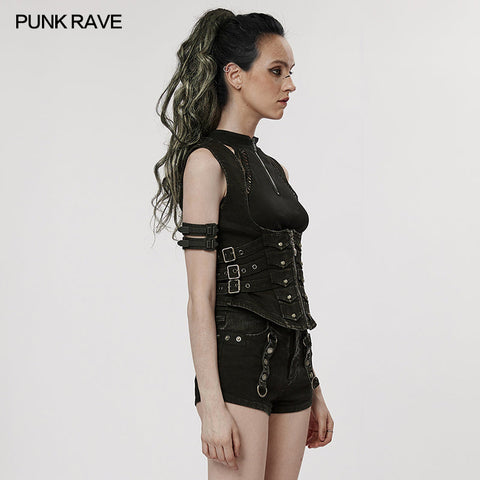 Punk hübsche enge Weste