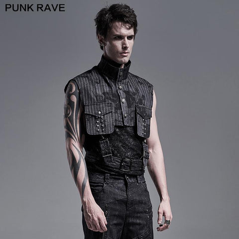 PUNK Herren kurzes Hemd