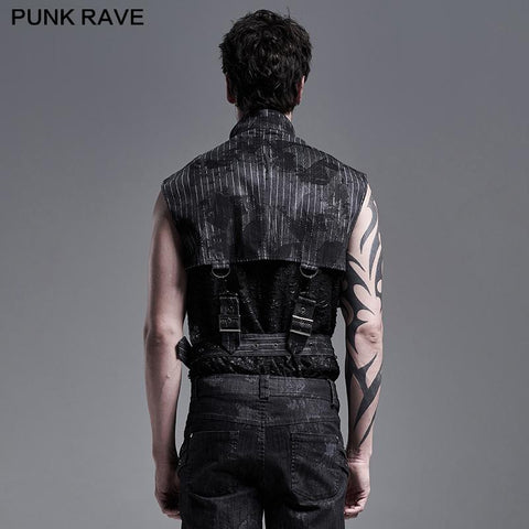 PUNK Herren kurzes Hemd