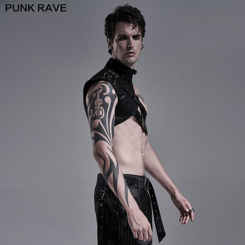 Einarmiger Schulterpanzer für Punk-Männer