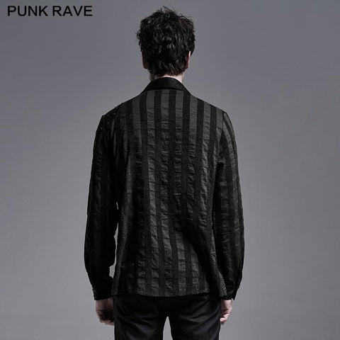 Steampunk gestreiftes Hemd