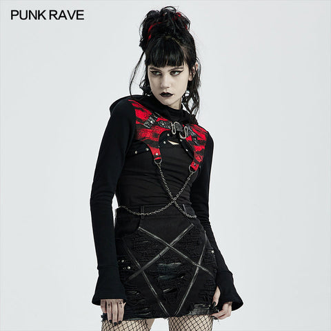 Punk gewebter Kurzmantel