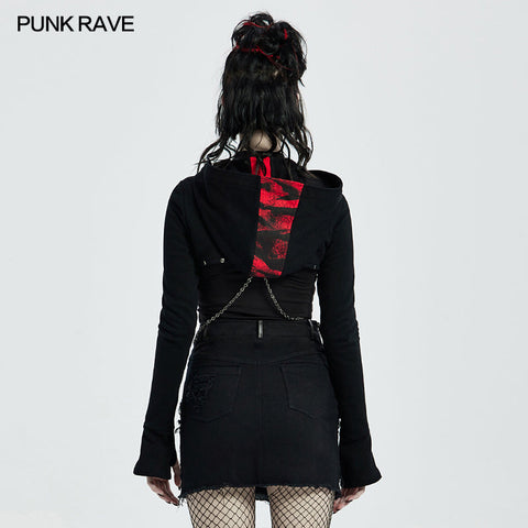 Punk gewebter Kurzmantel