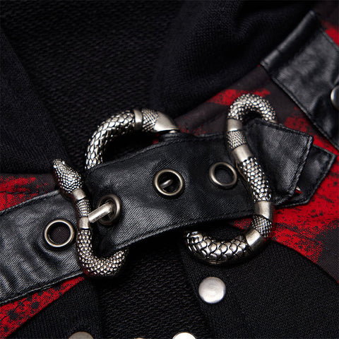 Punk gewebter Kurzmantel