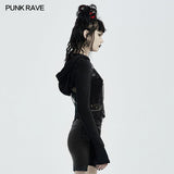 Punk gewebter Kurzmantel
