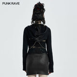 Punk gewebter Kurzmantel