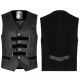 2021 Gothic Gestreifte Weste