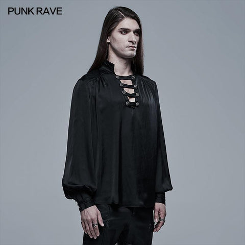 Gothic Alltagskleidung Langarmhemd
