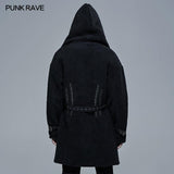 Gothic dicke korallenrote Samtjacke