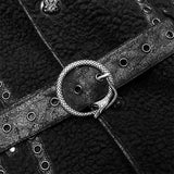 Gothic dicke korallenrote Samtjacke