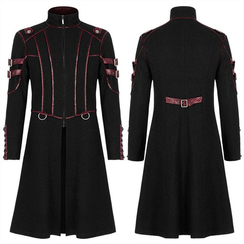 Punk Cool Segmentation Mittellange Jacke