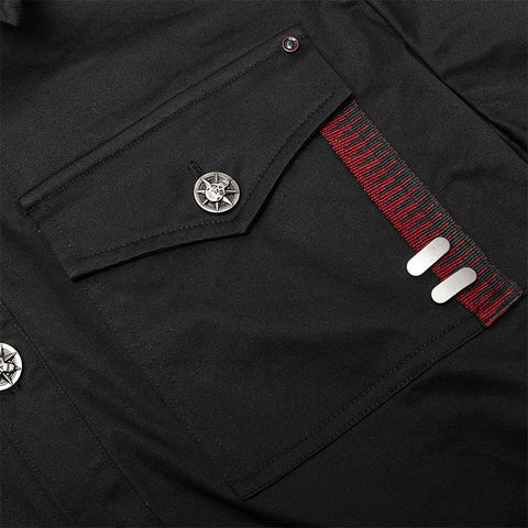 Gothic gespleißtes Hemd