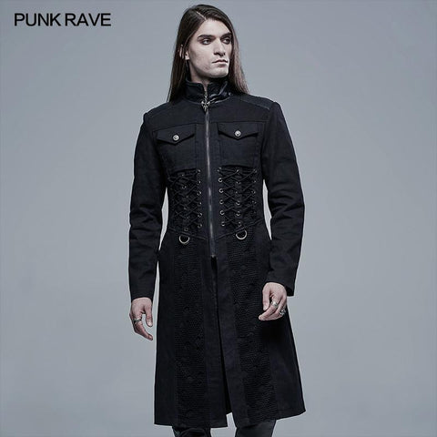 Punk Mittellange Jacke